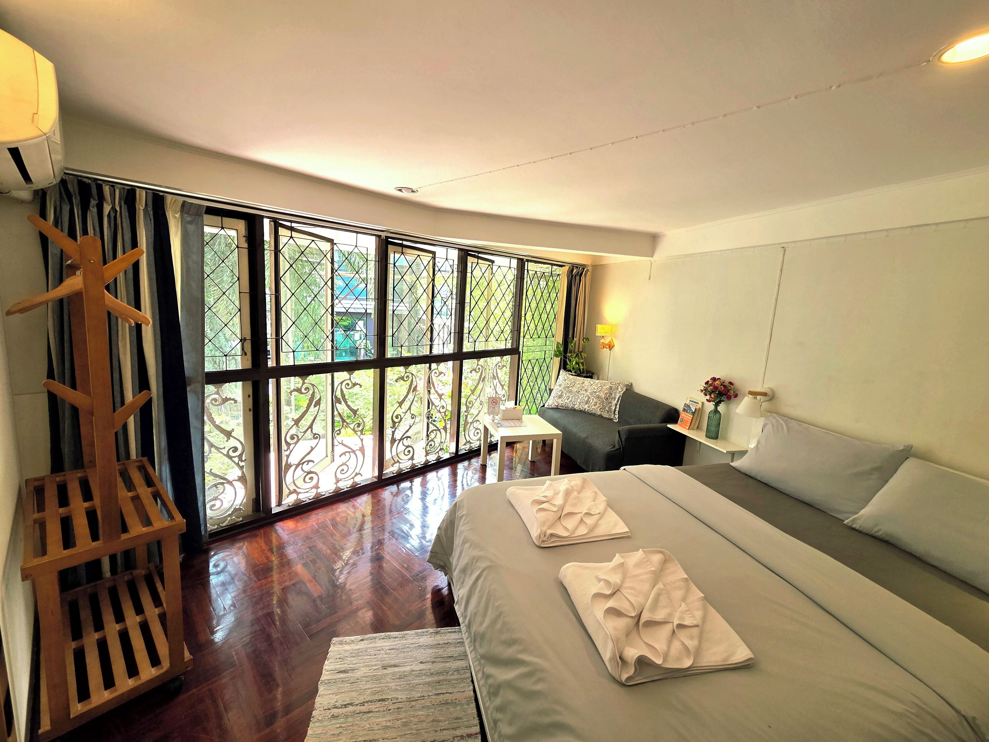 Mørklægningsgardiner, strygejern/strygebræt, gratis Wi-Fi, sengetøj