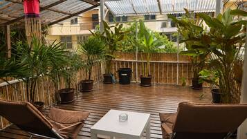 Deluxe Double Room, 1 King Bed, Terrace | Terrace/patio