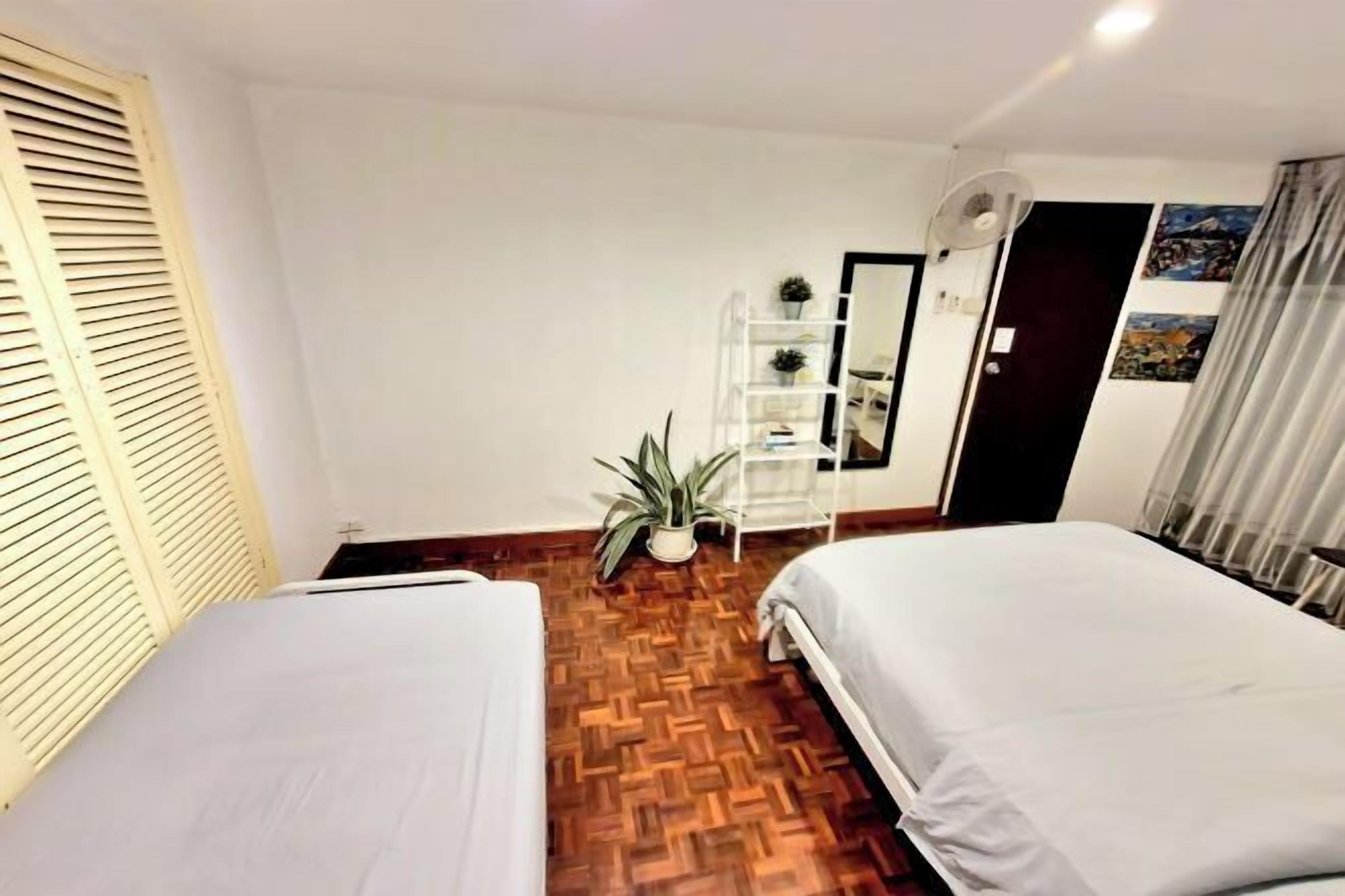 Blackout drapes, iron/ironing board, free WiFi, bed sheets