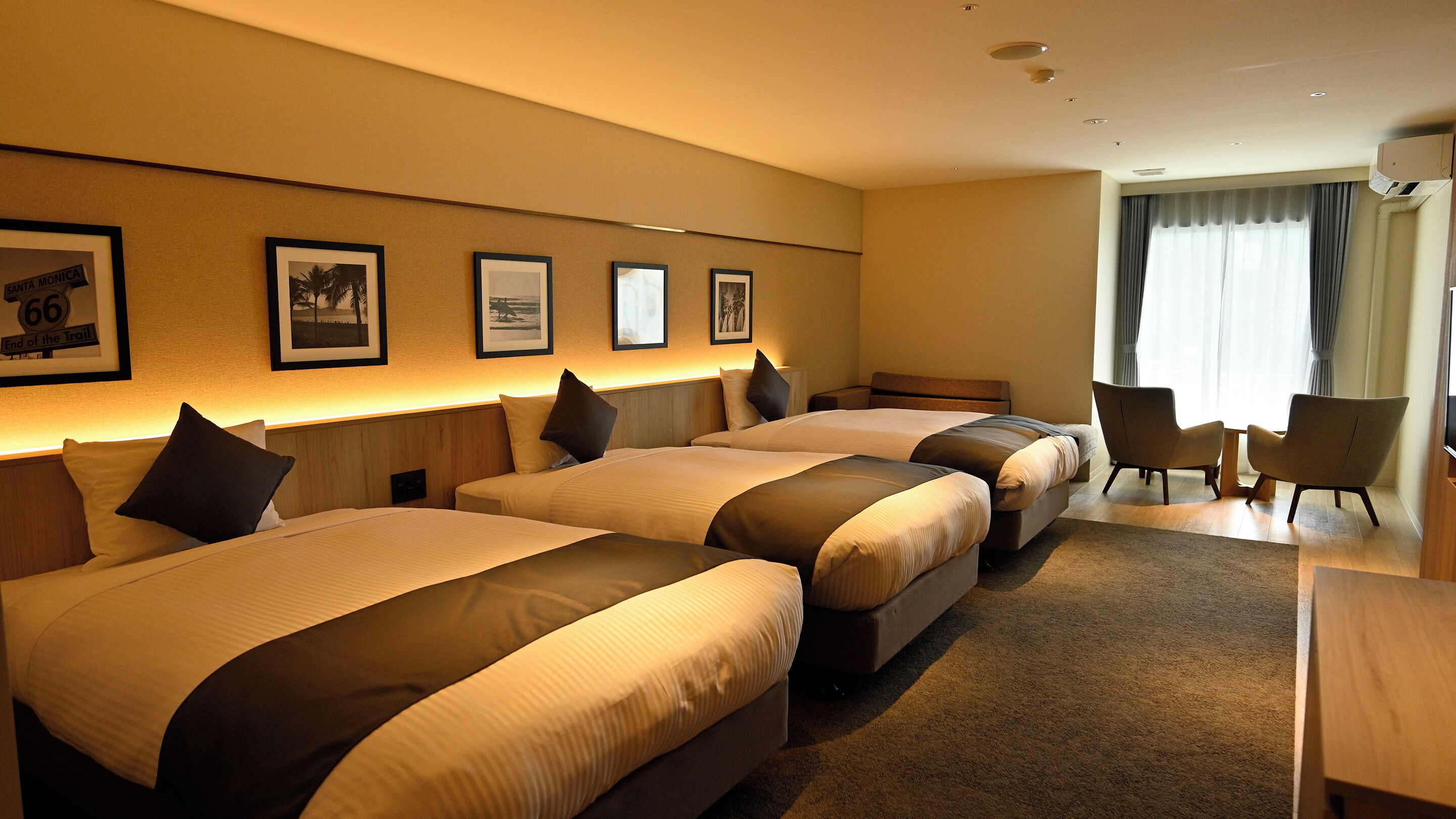 Superior Triple Room for 4 people(North Building) - Shower Only - Non-Smoking | In-room safe, bed sheets