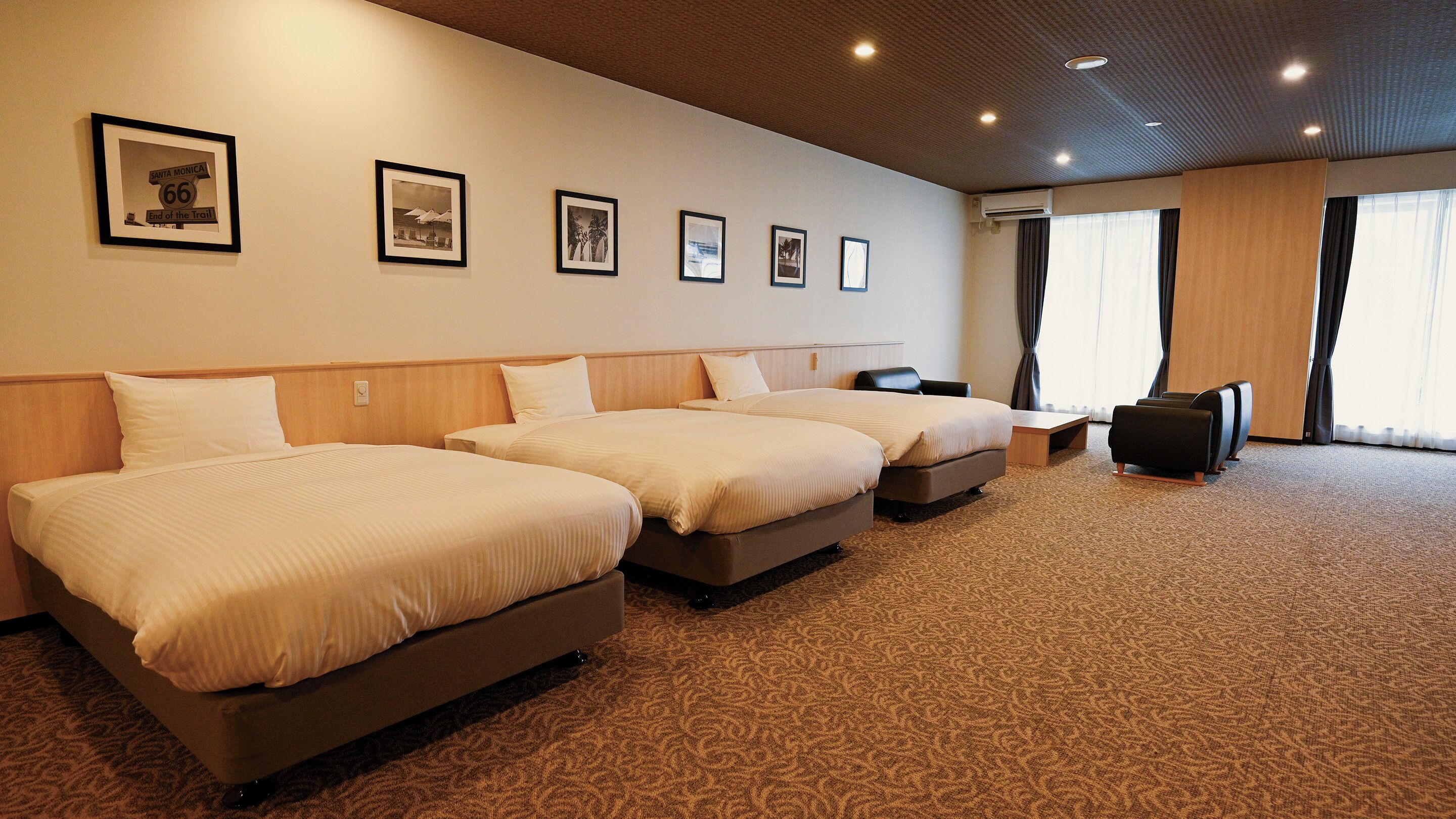 Superior Japanese-Style Triple Beds(Barrier Free)(Annex) - Indoor Bath - Non-Smoking | In-room safe, bed sheets