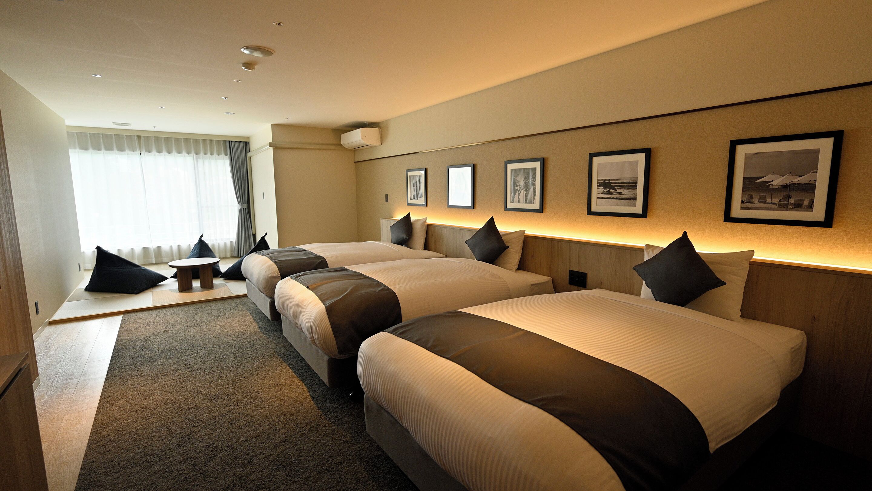 Superior Japanese-Western-Style Triple Room for 5 people(North Building) - Shower Only - Non-Smoking | In-room safe, bed sheets