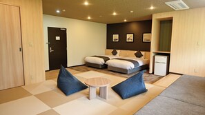Superior Japanese-Western-Style-Room(Top Floor)(No View) - Shower Only - Non-Smoking | In-room safe, bed sheets - TAOYA Atami (Atami)