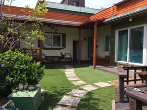 Framhlið gististaðar