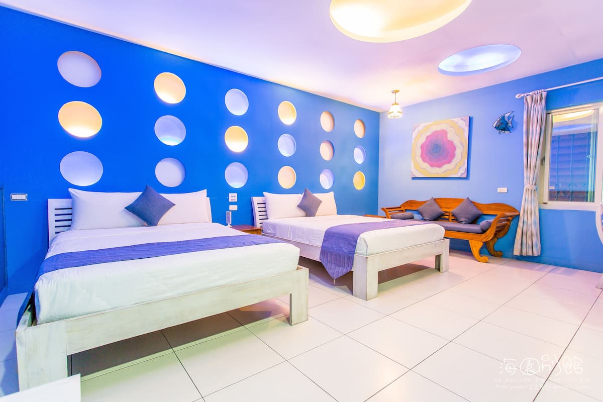 Deluxe Quadruple Room, 2 Double Beds | Desk, soundproofing, free WiFi, bed sheets