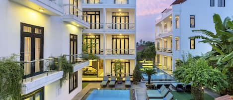 Overnatningsstedets facade