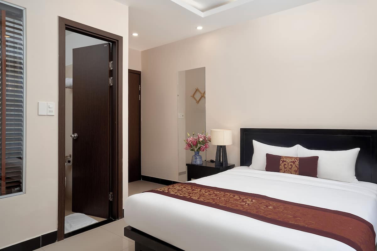 2 habitaciones, minibar, decoración personalizada y muebles diferentes