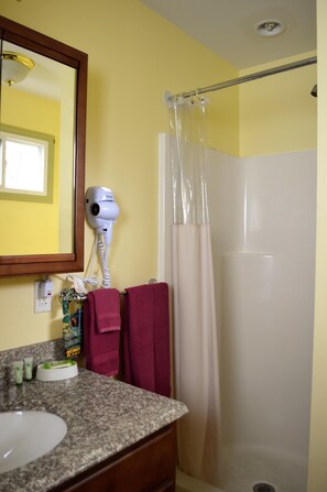 Free toiletries, hair dryer, towels, soap - Lakeview Motel and Apartments (Massena)