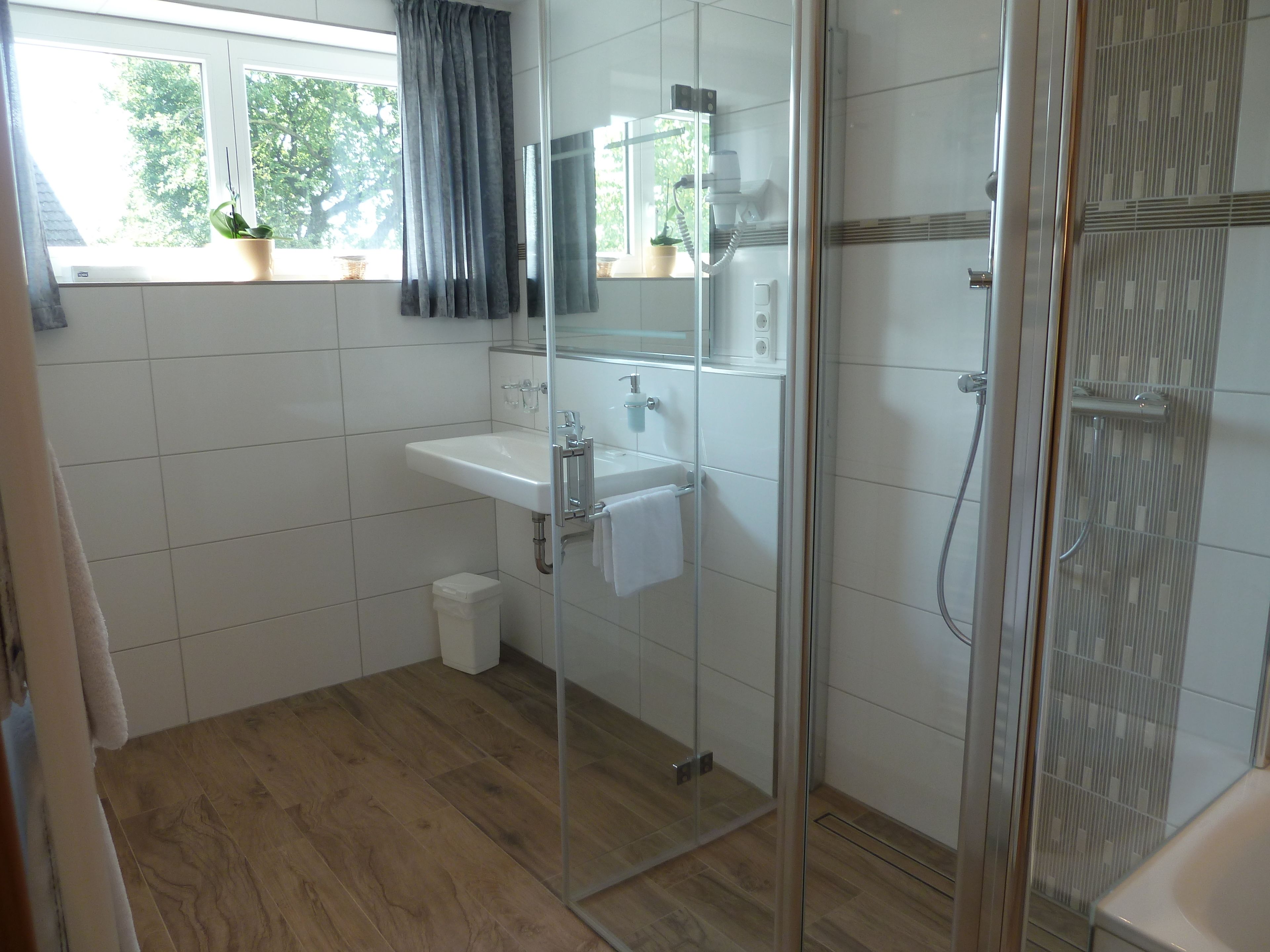 free toiletries, hair dryer, towels