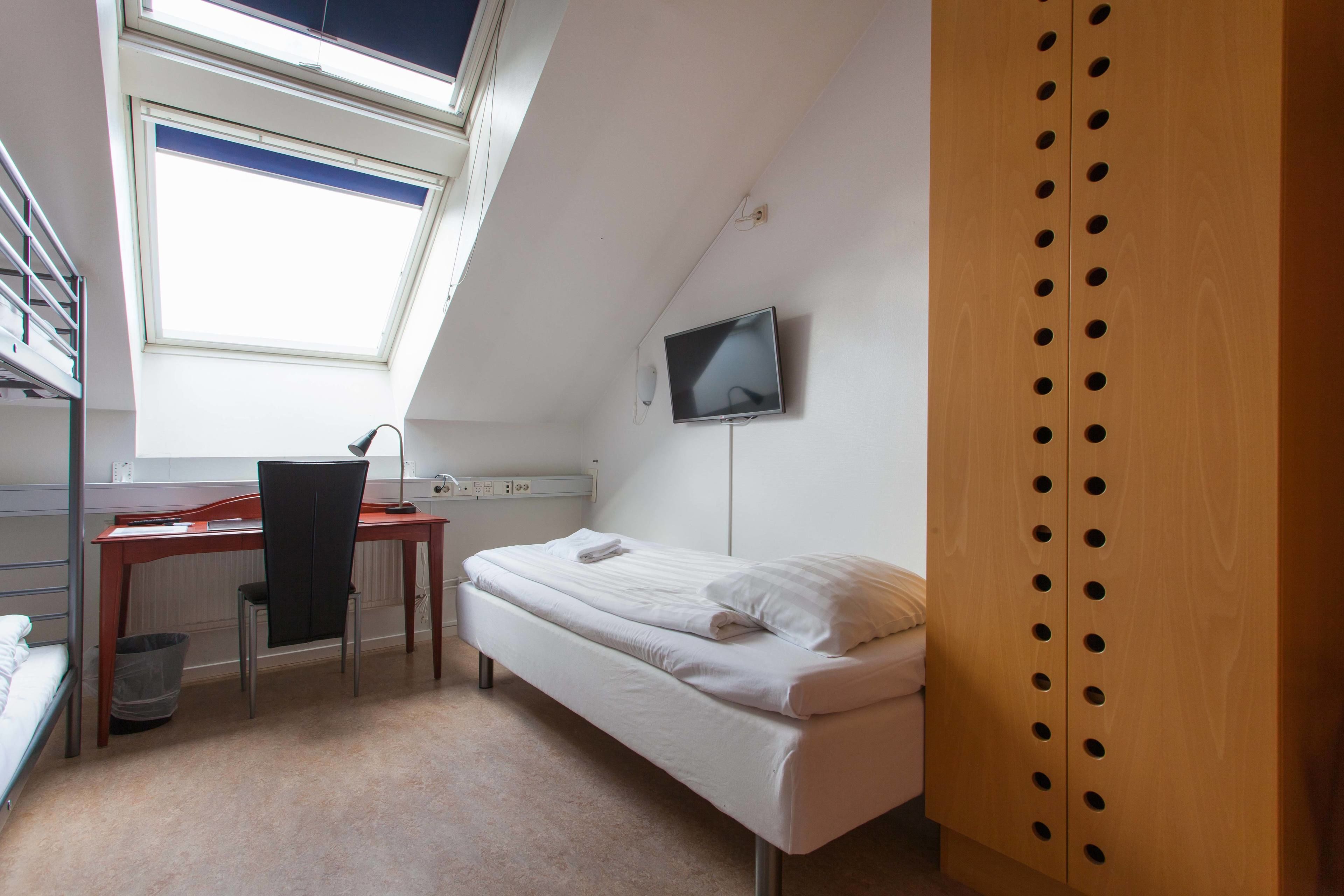 triple room, shared bathroom (pets not allowed) | hypo-allergenic bedding, in-room safe, desk, free wifi