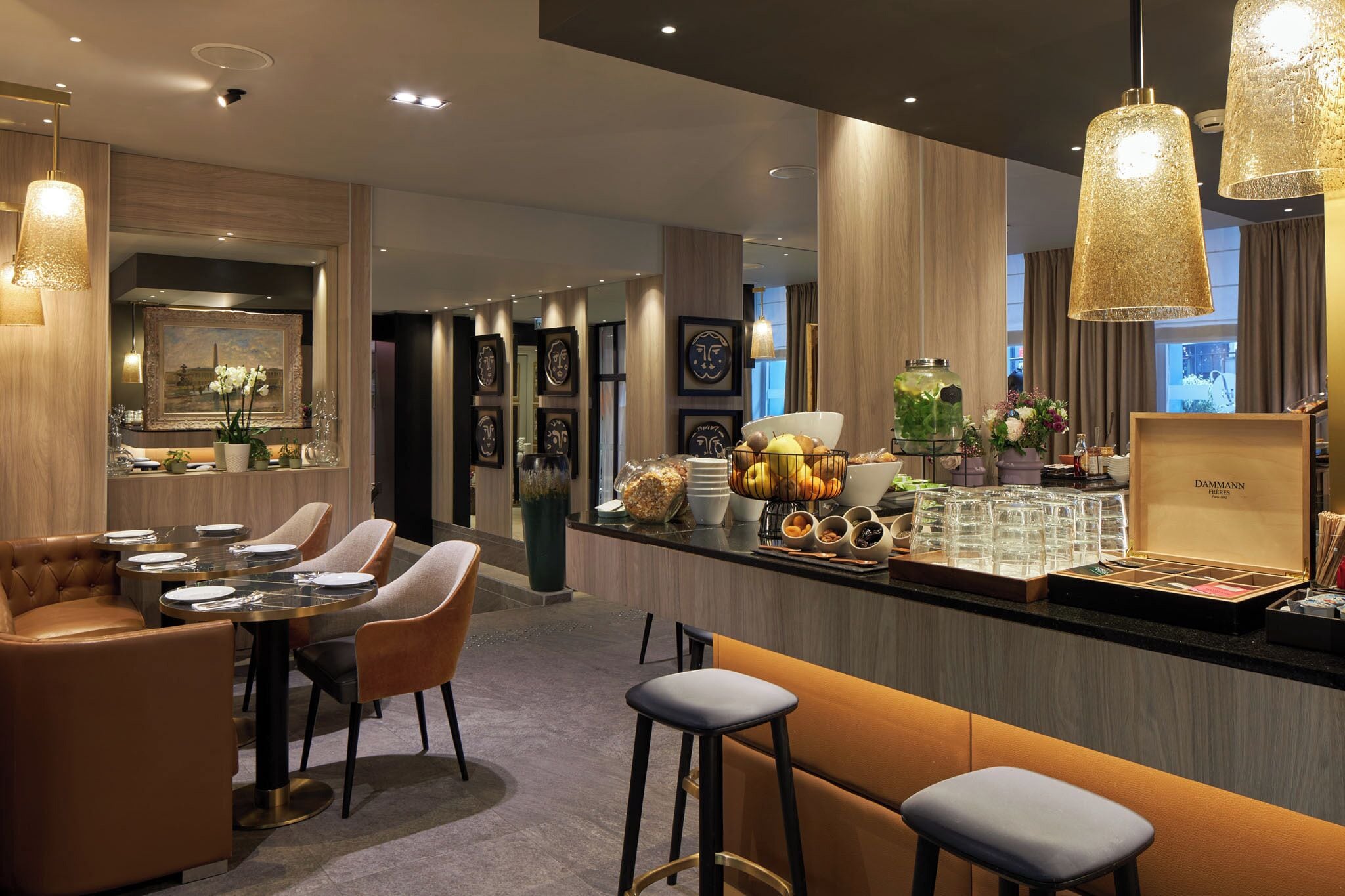 Daily buffet breakfast (EUR 25 per person)