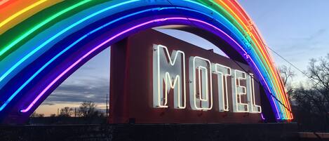 Front of property - evening/night