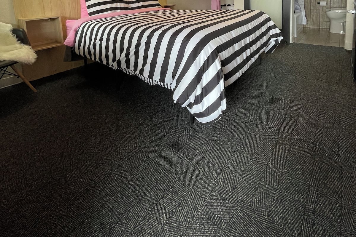 Premium bedding, memory-foam beds, individually decorated