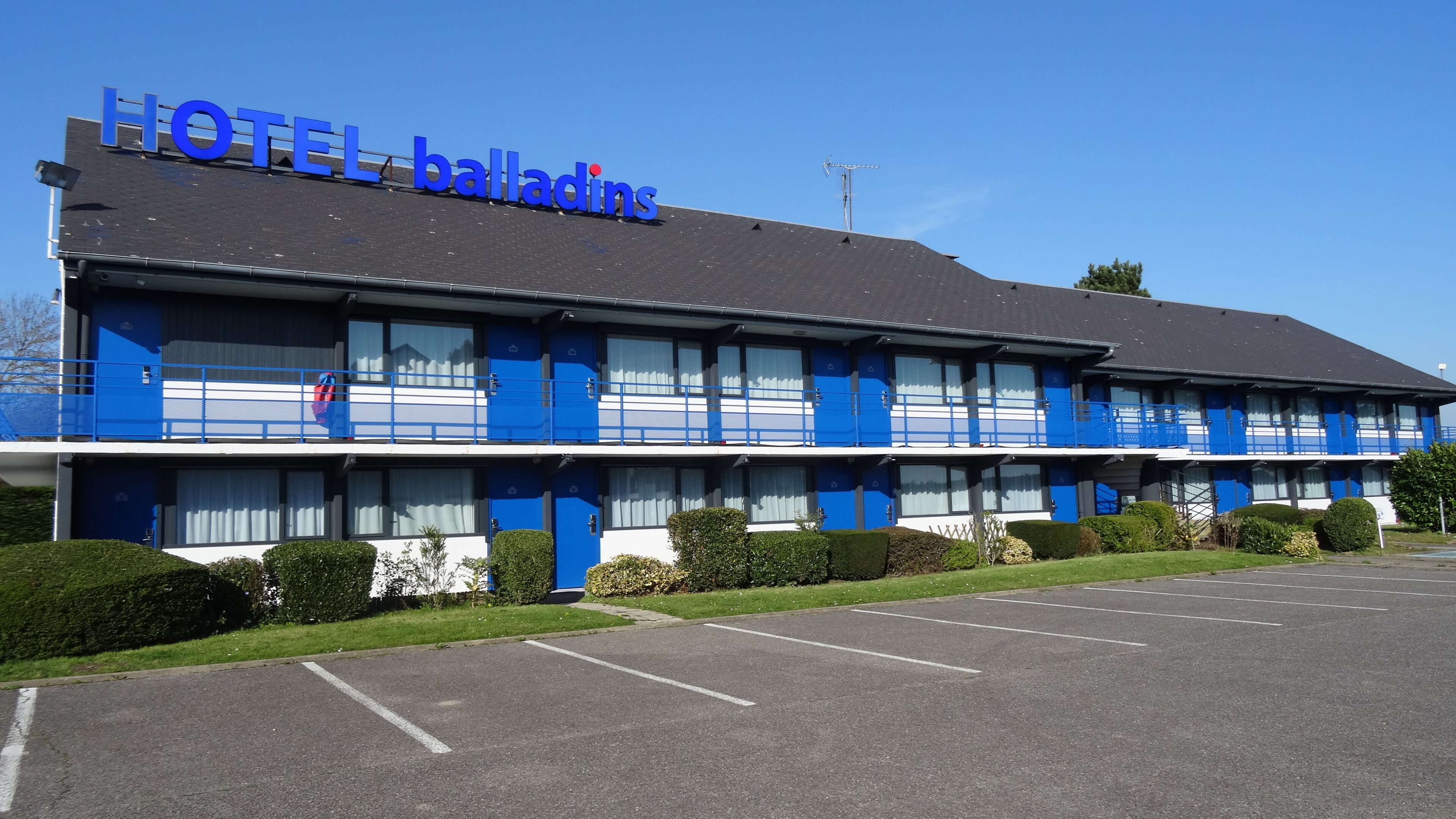 Voorkant van accommodatie