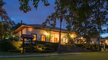 Front of property – evening/night