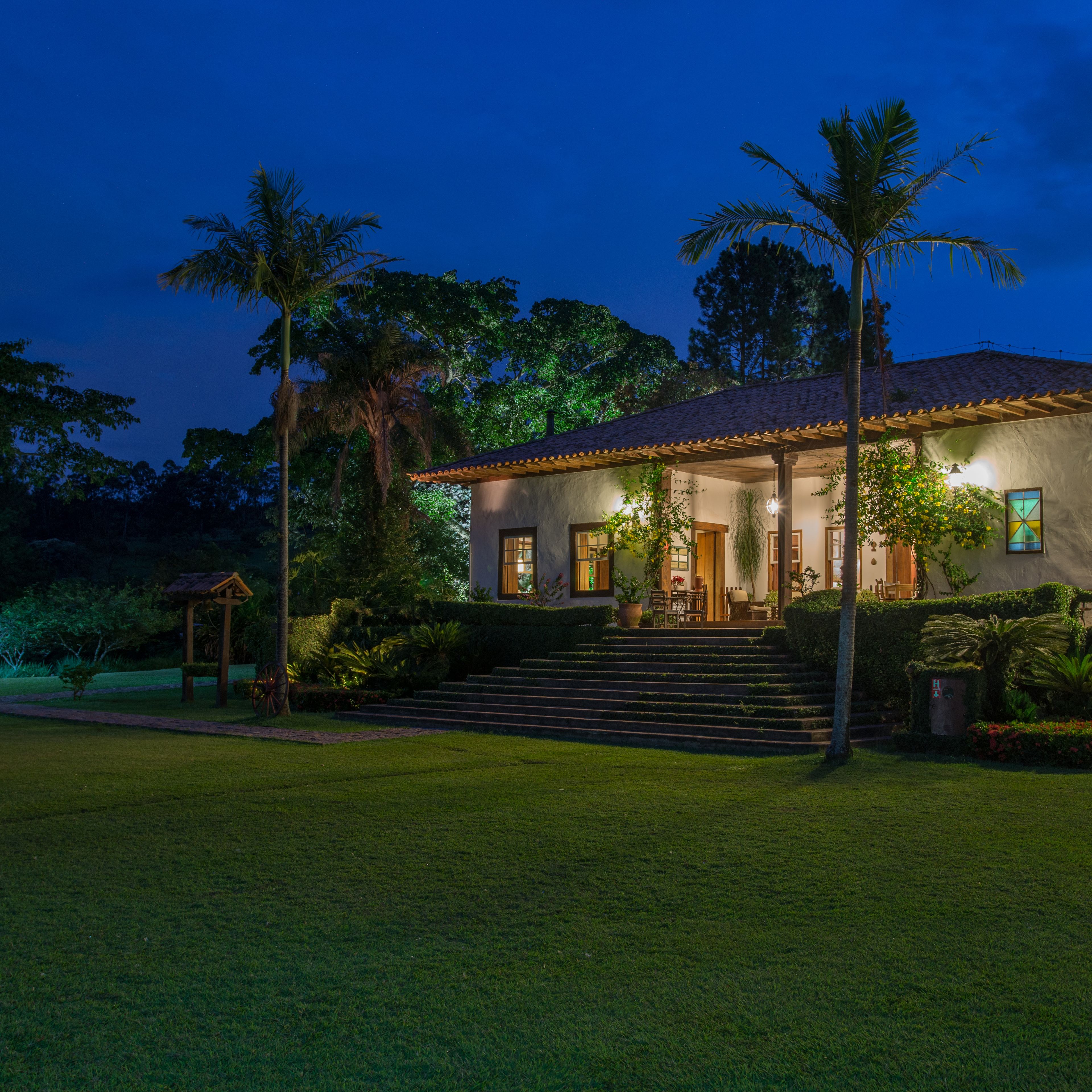 Front of property - evening/night