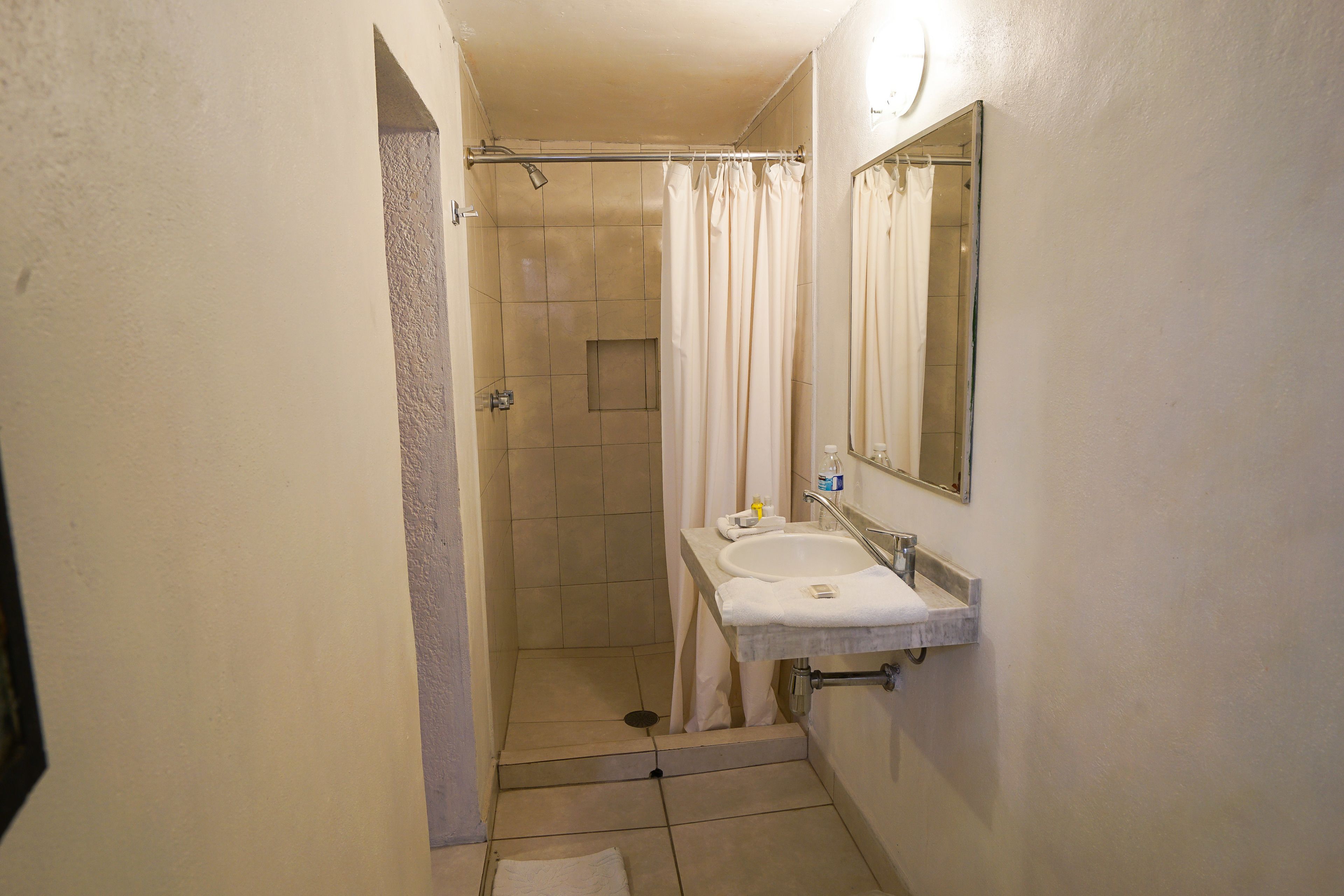 room, 2 single beds | bathroom | shower, free toiletries, towels