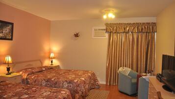 Room, 2 Queen Beds | Desk, laptop workspace, iron/ironing board, free WiFi