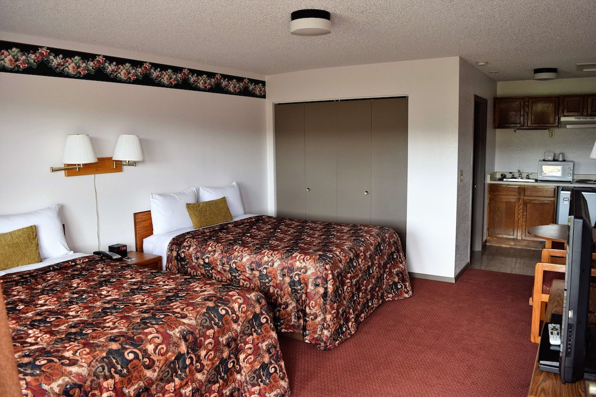 Chambre, 2 grands lits