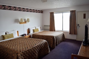 Room, 2 Queen Beds | Iron/ironing board, free WiFi, bed sheets