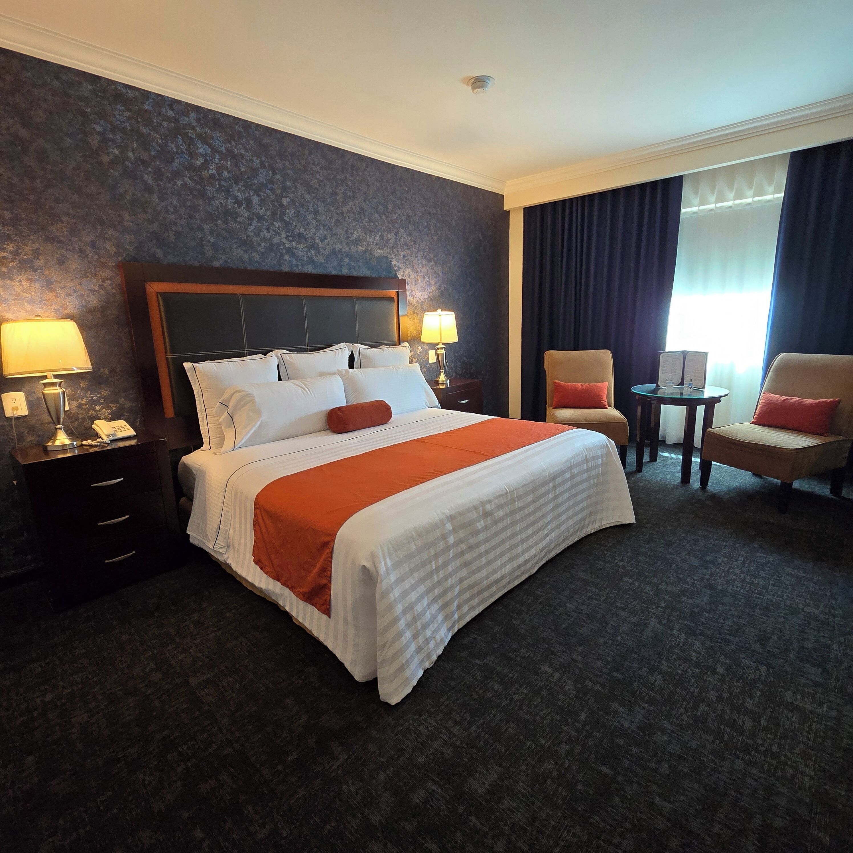 Habitación estándar, 1 cama King size | Ropa de cama de alta calidad y caja de seguridad en la habitación 