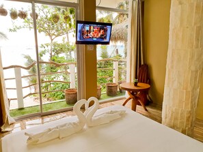 Chambre Double Deluxe, vue océan | Rideaux occultants, Wi-Fi gratuit