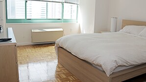 City Apartment, 1 Bedroom, City View | 1 bedroom, desk, iron/ironing board, rollaway beds - Travel City Apartments at Newport Centre (Jersey City)
