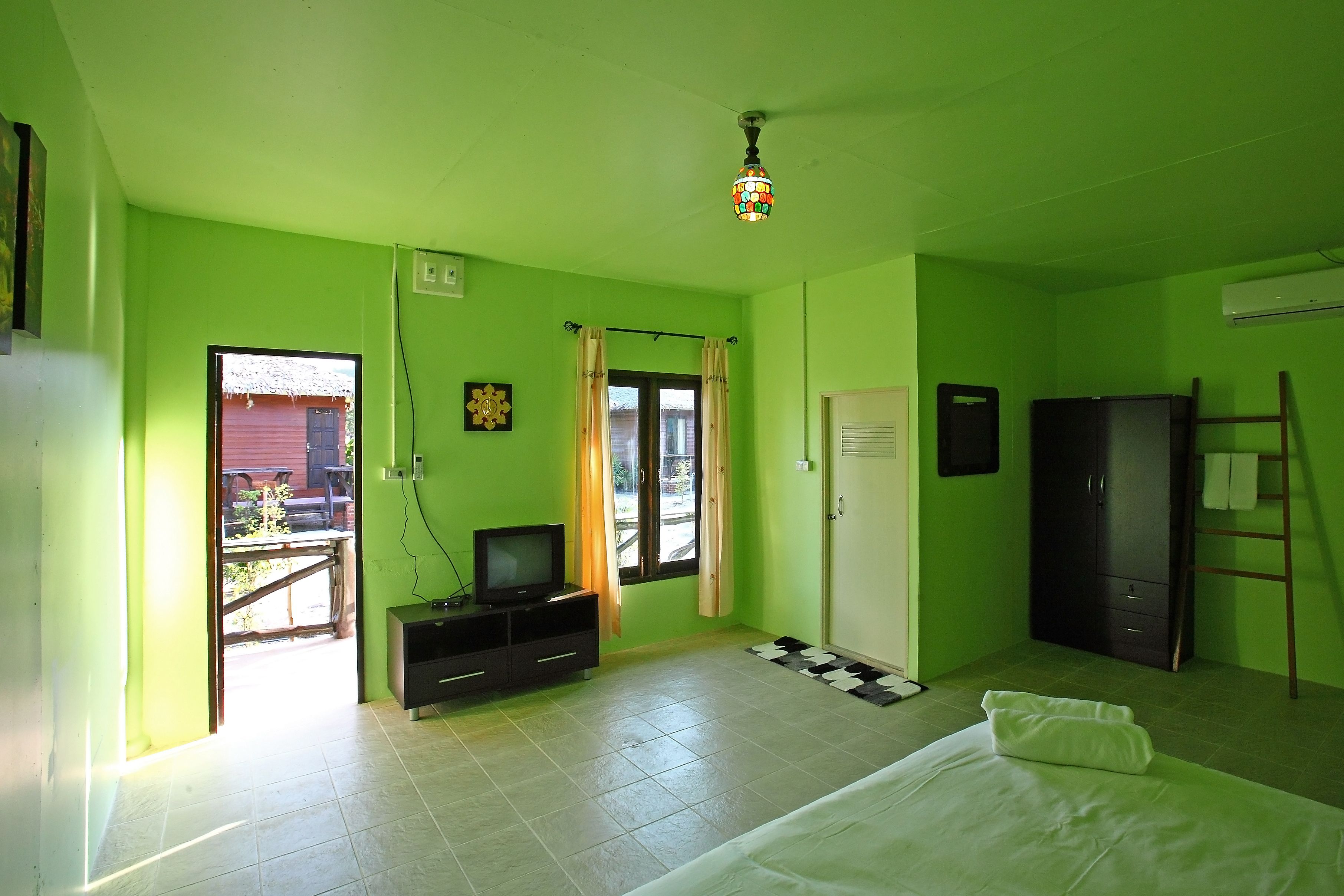 superior room | desk, blackout curtains