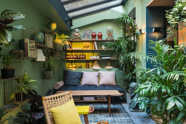 Sala de estar en el lobby