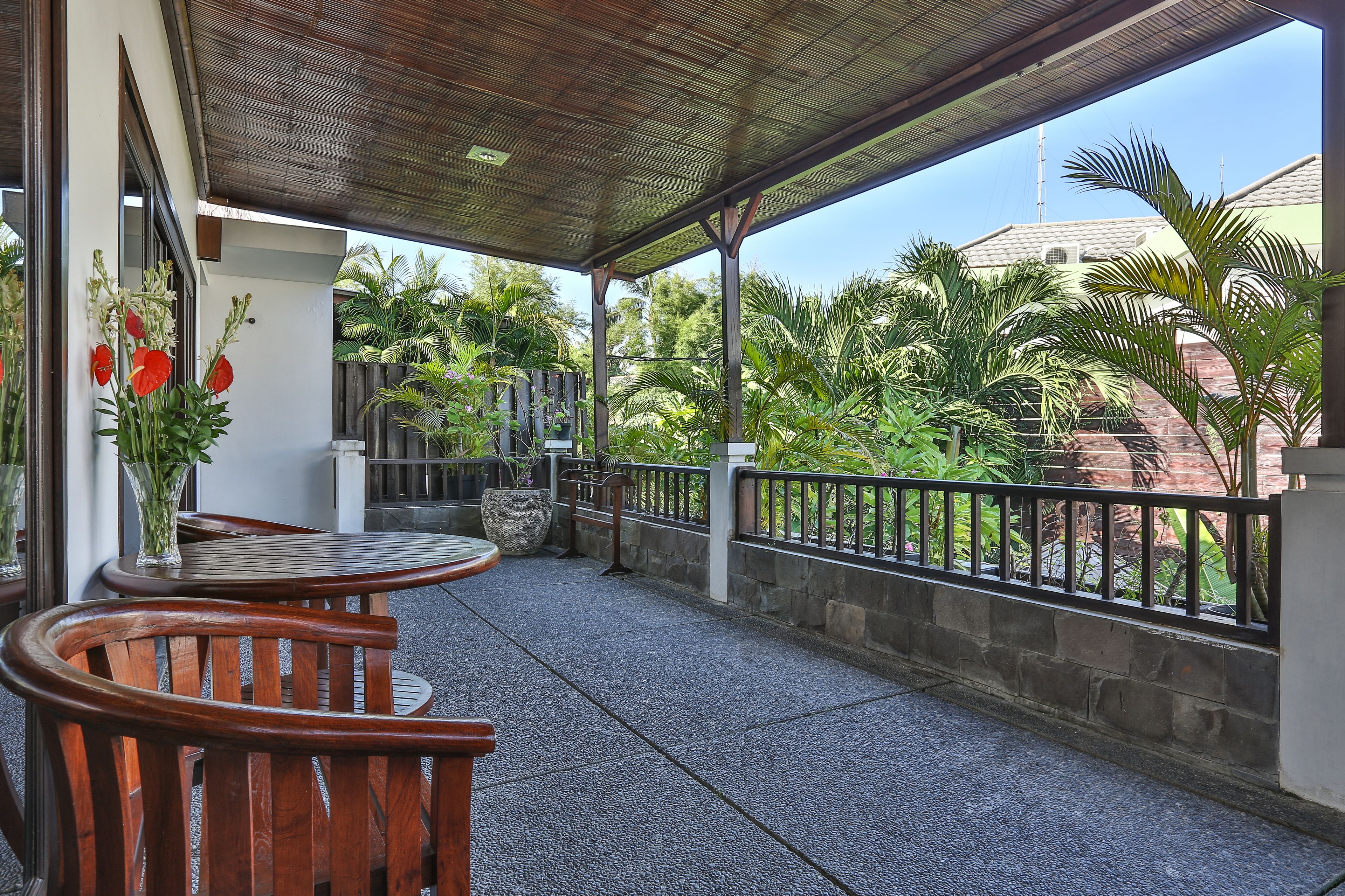 Villa - 2 sovrum - privat pool | Balkong