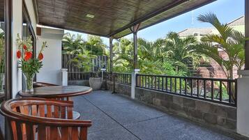 Villa - 2 sovrum - privat pool | Balkong