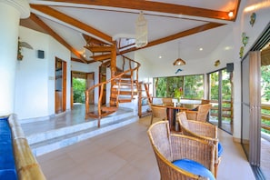 Casa Mika | Living area | Flat-screen TV - Tropicana Ocean Villas (Boracay Island)
