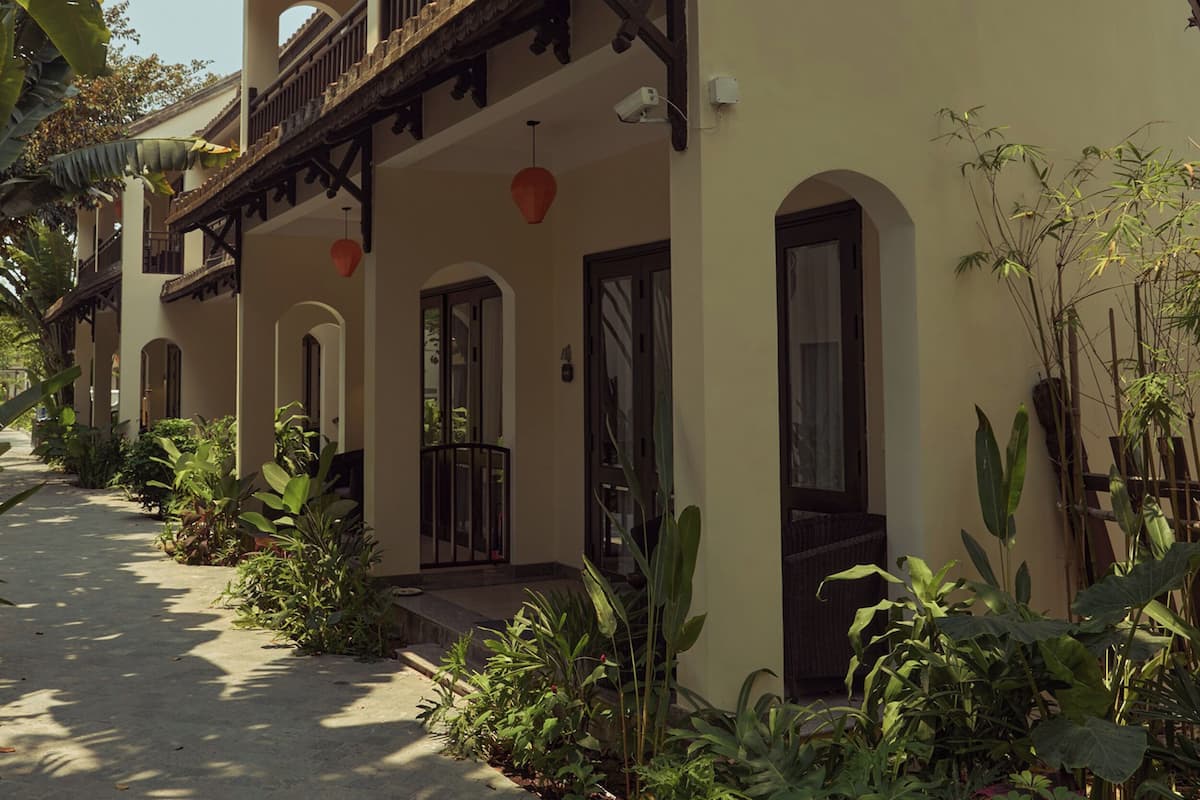 Villa, vue jardin | Vue de la chambre