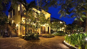 Front of property – evening/night