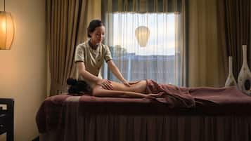 Experience rejuvenation in our serene massage therapy room, where skilled therapists offer soothing treatments.