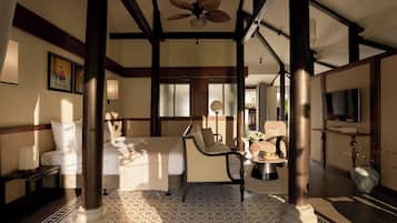 Junior Villa, Garden View | 1 bedroom, down comforters, minibar, in-room safe