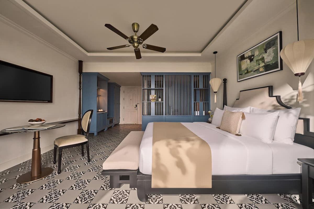 디럭스 더블룸, 킹사이즈침대 1개 | 1 개의 침실, 오리/거위털 이불, 미니바, 객실 내 금고