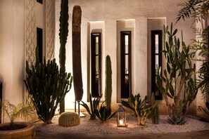 Blick von der Unterkunft