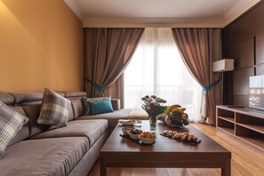 Ropa de cama de alta calidad y minibar