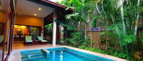 Indoor pool, outdoor pool