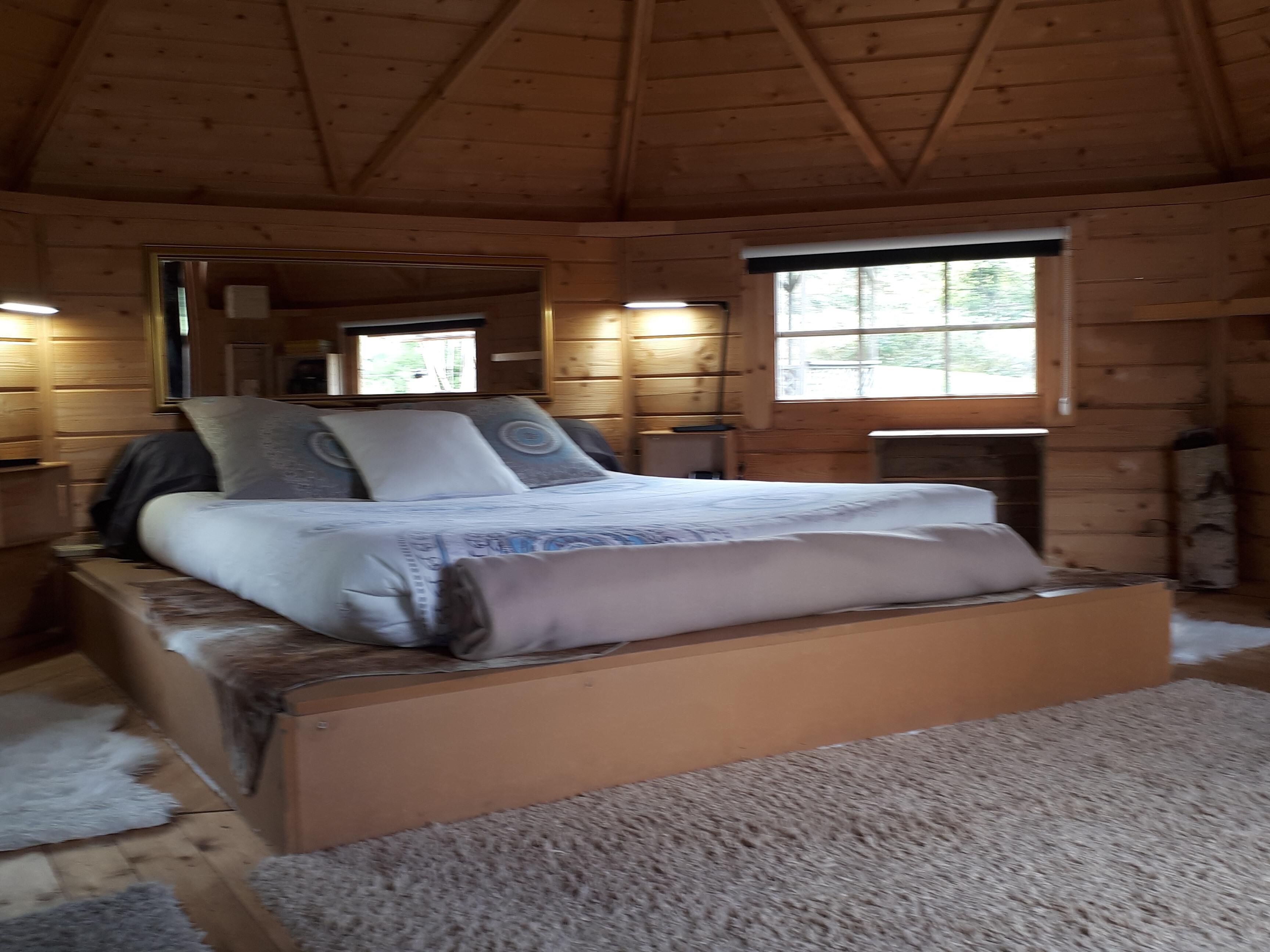 Dobbeltværelse - privat badeværelse (Chalet)