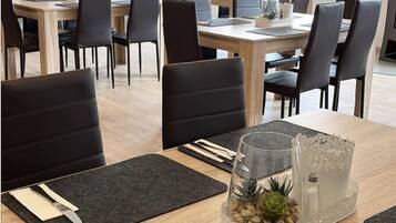 Daily buffet breakfast (EUR 16 per person)