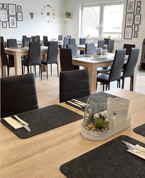 Daily buffet breakfast (EUR 16 per person)