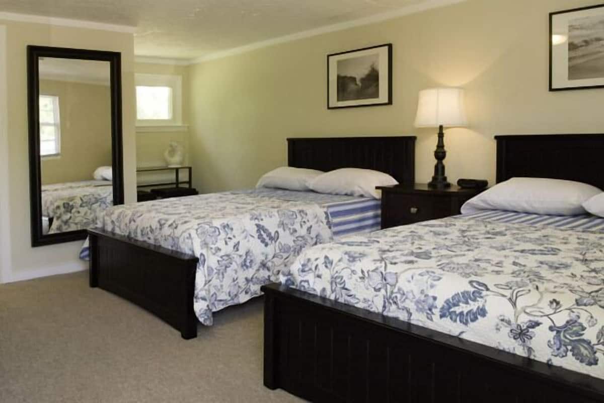 Deluxe Room, 2 Double Beds | Premium bedding, desk, iron/ironing board, cribs/infant beds