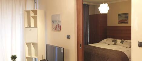 Apartment, 1 Bedroom | 1 bedroom, premium bedding, pillowtop beds, in-room safe