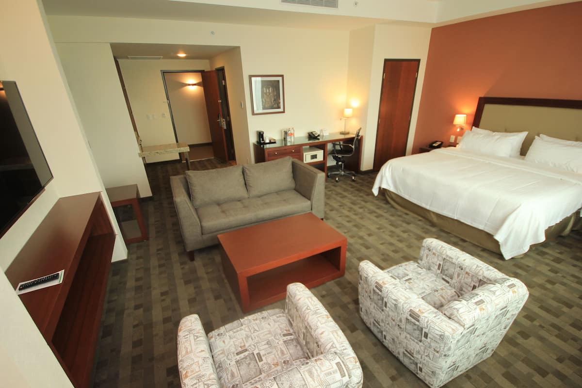 Suite, 1 King Bed | In-room safe, desk, laptop workspace, iron/ironing board