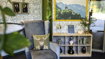 Sitteområde i lobbyen