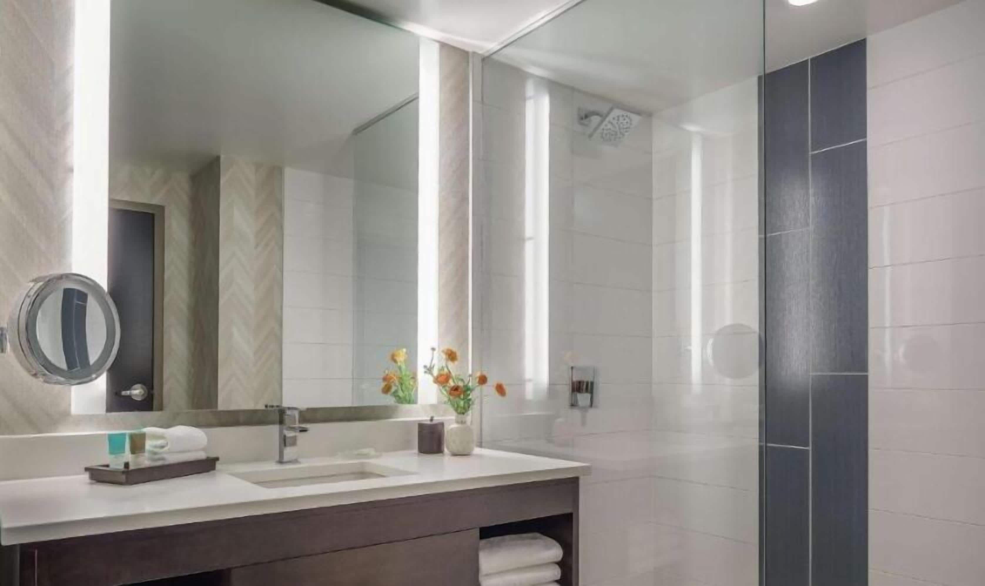 free toiletries, hair dryer, slippers, towels