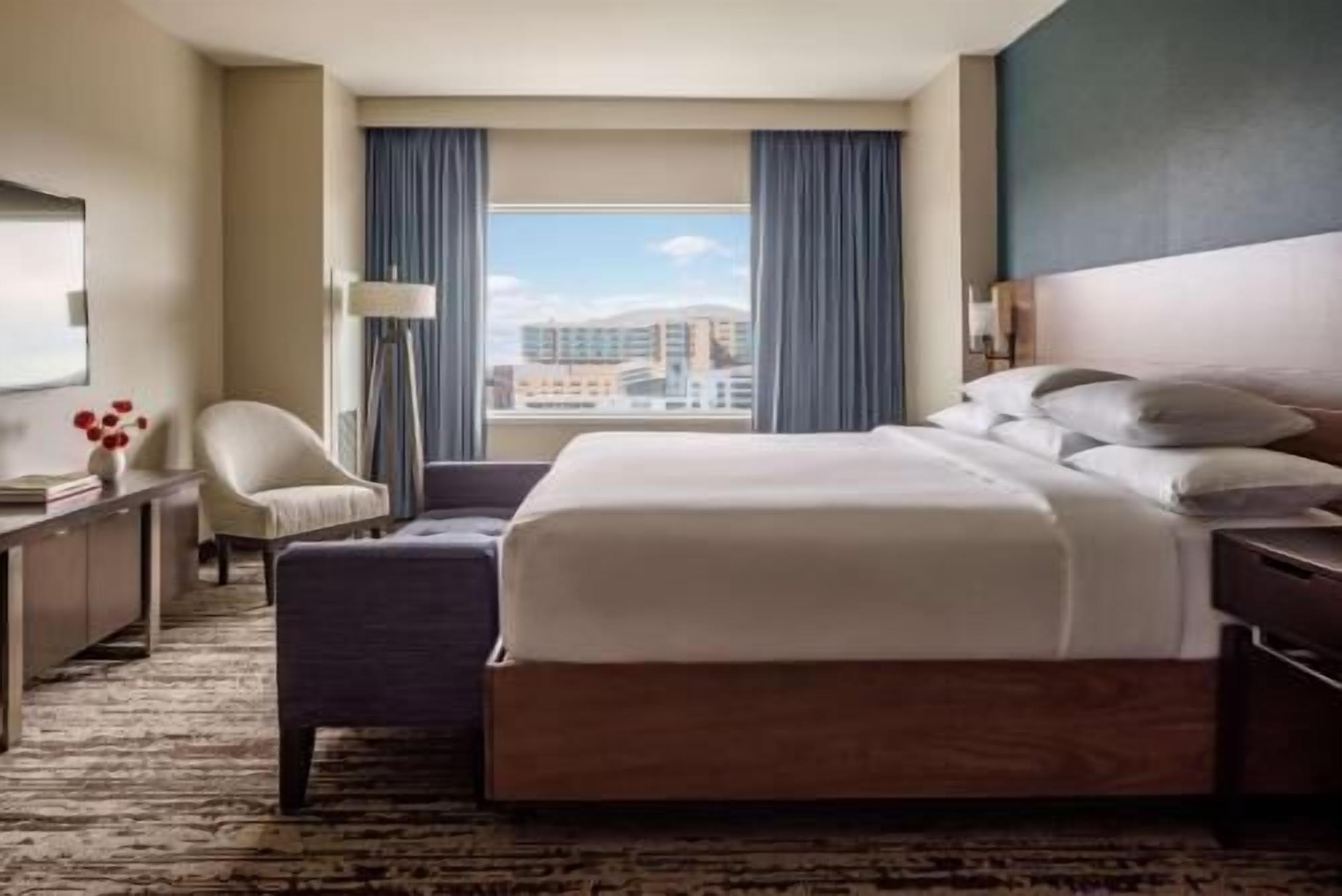 Hypo-allergenic bedding, pillow-top beds, in-room safe, desk