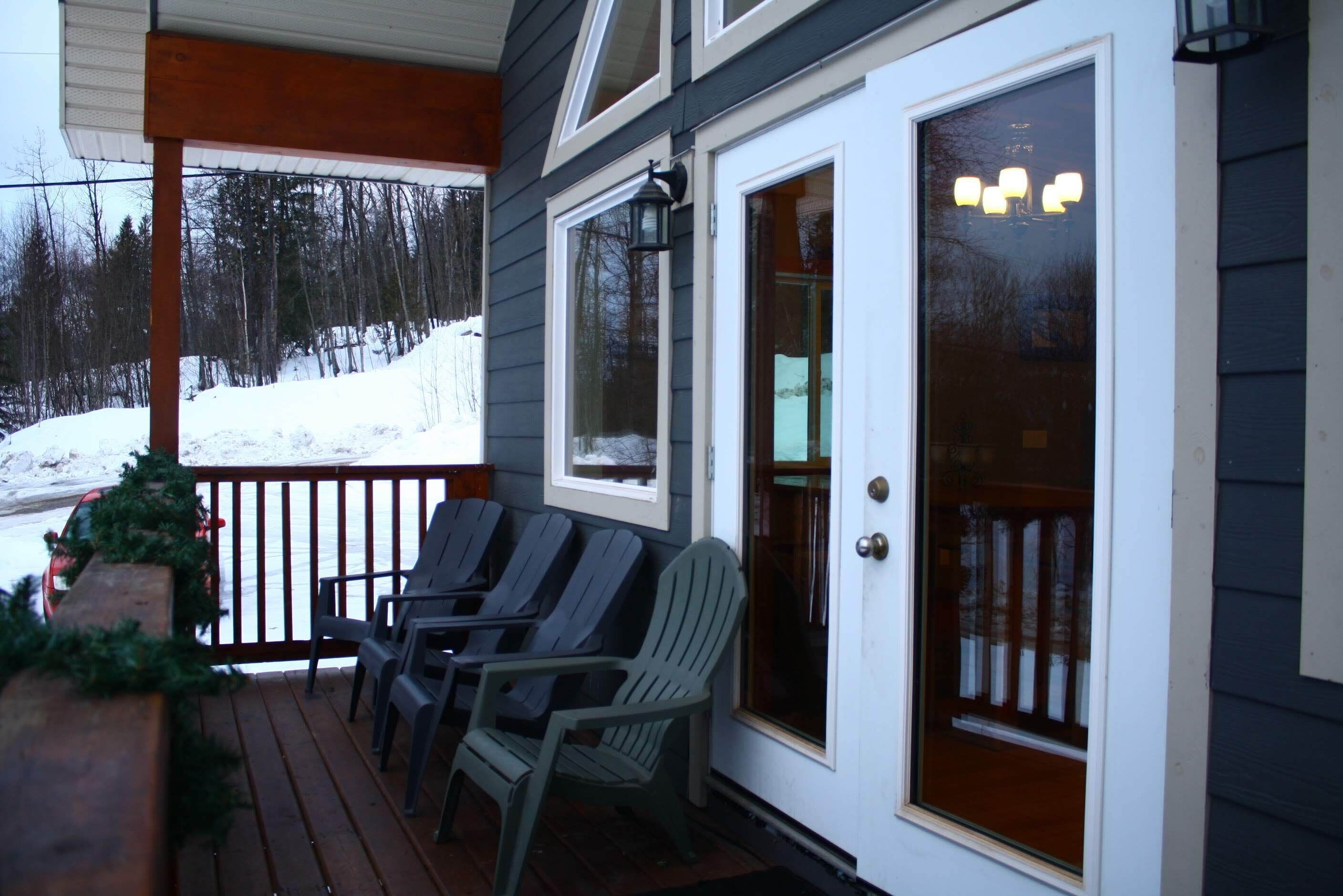 Cabin, 4 Bedrooms, Kitchen, Mountain View | Terrace/patio